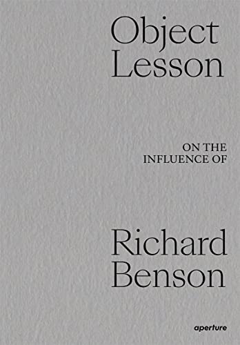 Stock image for Object Lesson: On the Influence of Richard Benson for sale by Chiron Media