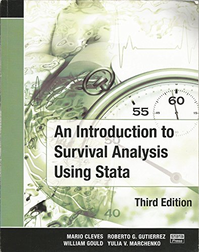 An Introduction to Survival Analysis Using Stata - Cleves, Mario; Gould, William; Marchenko, Yulia