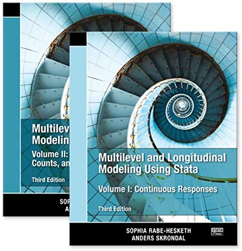 Stock image for Multilevel and Longitudinal Modeling Using Stata, Vol. I: Continuous Responses & Vol. 2: Categorical Responses, Counts, and Survival (Volumes 1,2) for sale by Anybook.com