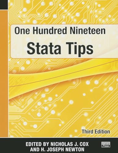 Beispielbild fr One Hundred Nineteen Stata Tips, Third Edition zum Verkauf von HPB-Red