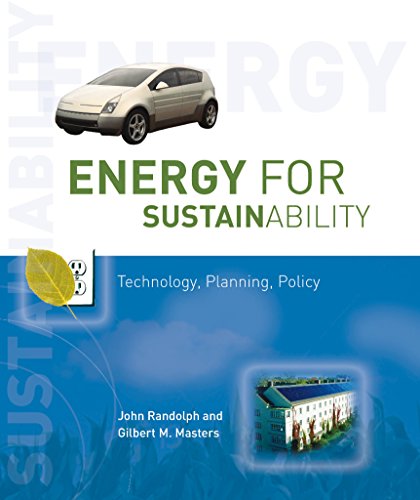 Stock image for Energy for Sustainability: Technology, Planning, Policy for sale by BookHolders