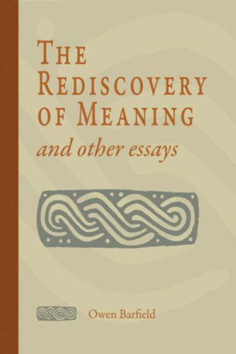 9781597311038: The Rediscovery of Meaning and Other Essays