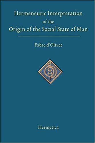 Imagen de archivo de Hermeneutic Interpretation of the Origin of the Social State of Man a la venta por SecondSale