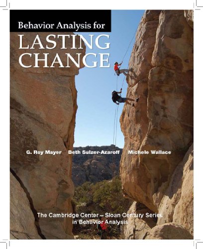 Stock image for Behavior Analysis for Lasting Change by G. Roy Mayer (2011-02-24) for sale by HPB-Red