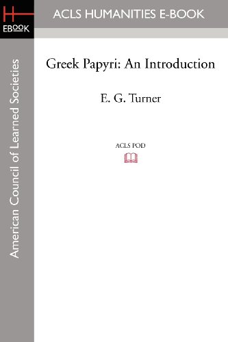 Beispielbild fr Greek Papyri: An Introduction zum Verkauf von HPB-Emerald