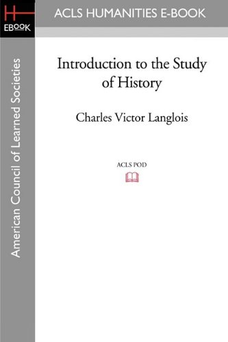 Stock image for Introduction to the Study of History for sale by Chiron Media