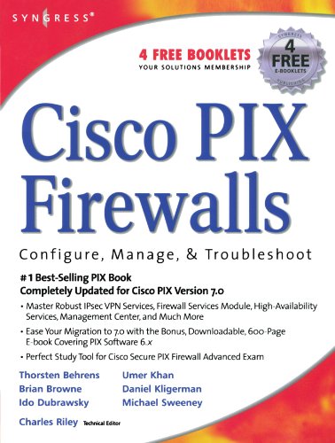 Stock image for Cisco PIX Firewalls: Configure / Manage / Troubleshoot for sale by Wonder Book