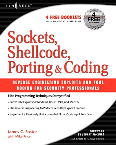 Image d'archives pour Sockets, Shellcode, Porting, and Coding mis en vente par Majestic Books