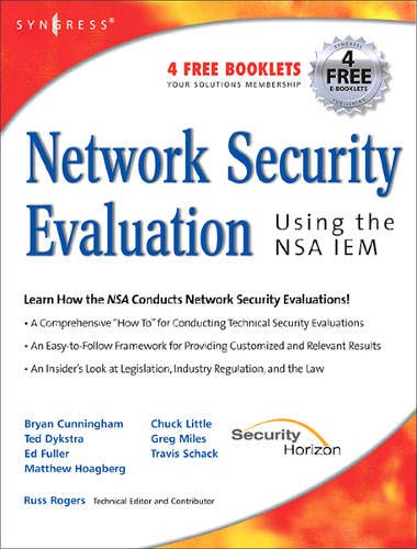Stock image for Network Security Evaluation Using the NSA IEM for sale by SecondSale