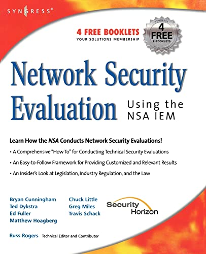 Stock image for Network Security Evaluation Using the NSA IEM for sale by Bayside Books