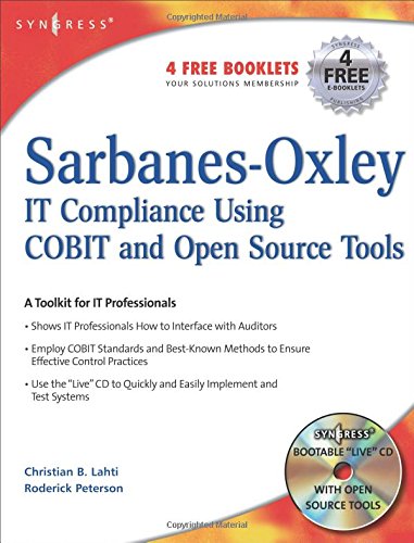 Imagen de archivo de Sarbanes-Oxley IT Compliance Using COBIT and Open Source Tools a la venta por Better World Books