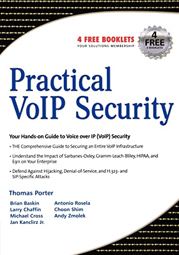 Imagen de archivo de Practical VoIP Security a la venta por HPB-Red