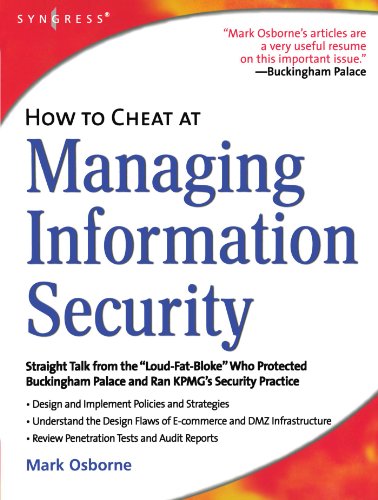 Beispielbild fr How to Cheat at Managing Information Security zum Verkauf von AwesomeBooks