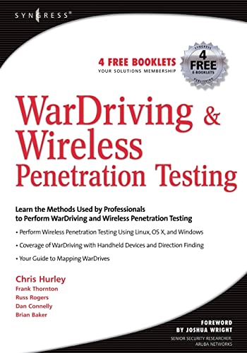 Imagen de archivo de WarDriving and Wireless Penetration Testing a la venta por Better World Books: West