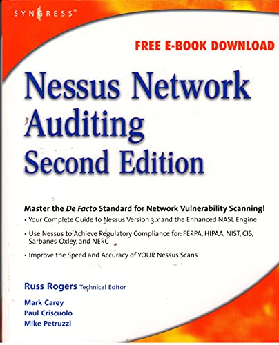 9781597492089: Nessus Network Auditing