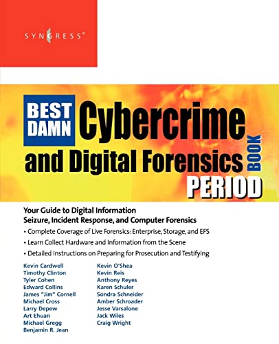 Stock image for The Best Damn Cybercrime and Digital Forensics Book Period for sale by HPB-Red