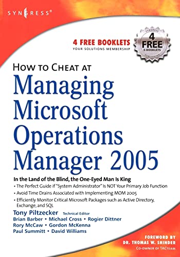 Imagen de archivo de How to Cheat at Managing Microsoft Operations Manager 2005 a la venta por Books Puddle