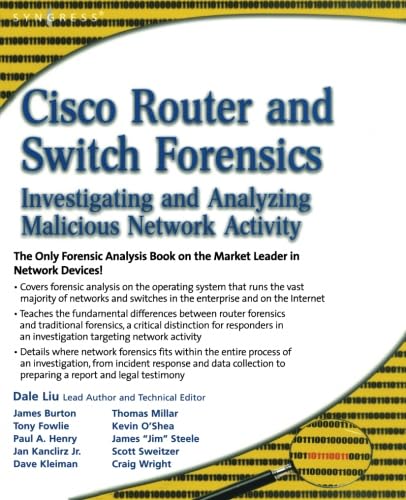 Stock image for Cisco Router and Switch Forensics: Investigating and Analyzing Malicious Network Activity for sale by BooksRun