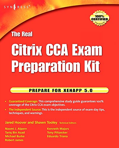 Imagen de archivo de The Real Citrix CCA Exam Preparation Kit: Prepare for XenApp 5.0 a la venta por SecondSale