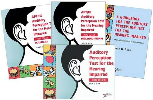 9781597565905: Auditory Perception Test for the Hearing Impaired (APT-HI)