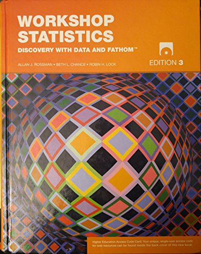 Stock image for Workshop Statistics Discovery with Data and Fathom for sale by Booksavers of MD