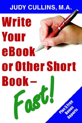 Stock image for Write your eBook or Other Short Book - Fast! for sale by Wonder Book