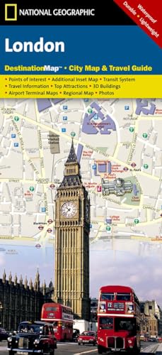 Imagen de archivo de London Destination City Map a la venta por Ergodebooks