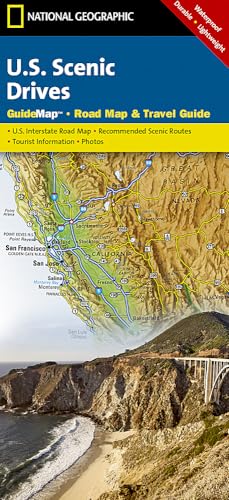 Stock image for USA Scenic Drives State Guide Map Ng R State Guide Maps National Geographic Guide Map for sale by PBShop.store US