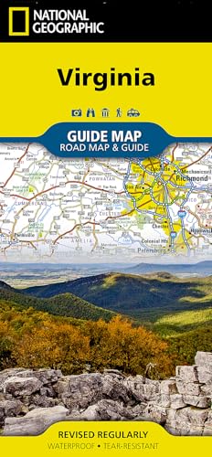 

Virginia: Guidemap Road Map & Travel Guide (Sheet Map, Folded)