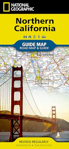 Northern California (National Geographic Guide Map)