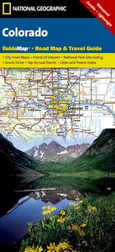 Imagen de archivo de Colorado (National Geographic Guide Map) a la venta por Once Upon A Time Books