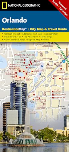 9781597750769: Orlando Map (National Geographic Destination City Map)