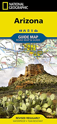 9781597750868: Arizona (GuideMap) [Idioma Ingls]: Road Map & Travel Guide (GUIDE MAPS - Divers)