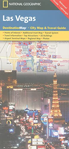Beispielbild fr Las Vegas Map (National Geographic Destination City Map) [Map] National Geographic Maps zum Verkauf von Lakeside Books