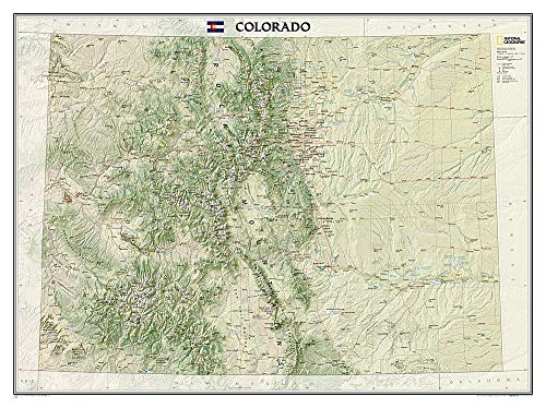 Colorado Flat: Wall Maps U.S. (National Geographic Reference Map) (9781597752336) by National Geographic Maps