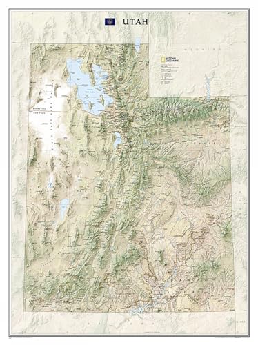 Stock image for Utah, tubed Wall Maps US National Geographic Reference Map for sale by PBShop.store US