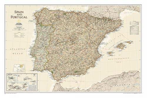 Spain and Portugal Executive (National Geographic Reference Map) (9781597752930) by National Geographic Maps - Reference