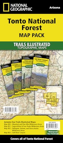 

Tonto National Forest [Map Pack Bundle] (National Geographic Trails Illustrated Map) [No Binding ]