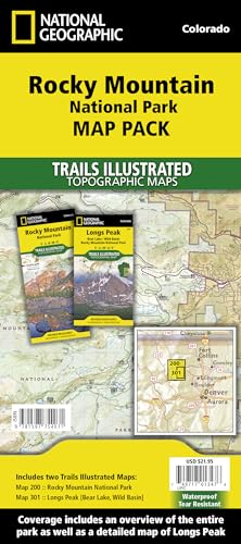 

Rocky Mountain National Park, Map Pack Bundle