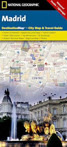 Imagen de archivo de Madrid Map (National Geographic Destination City Map) [Map] National Geographic Maps a la venta por Lakeside Books