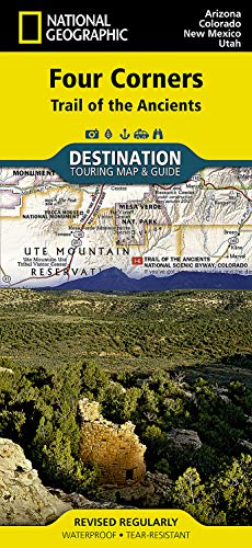 Stock image for Four Corners Region - Trail of the Ancients (Touring & Travel Map) by National Geographic (Destination Map) for sale by Ergodebooks