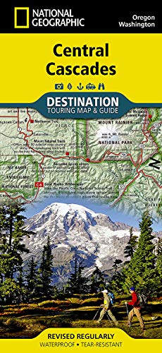 Imagen de archivo de Central Cascades (National Geographic Destination Map) a la venta por SecondSale
