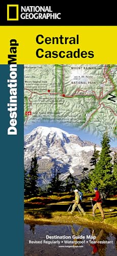 9781597755122: Central Cascades Map (National Geographic Destination Map)