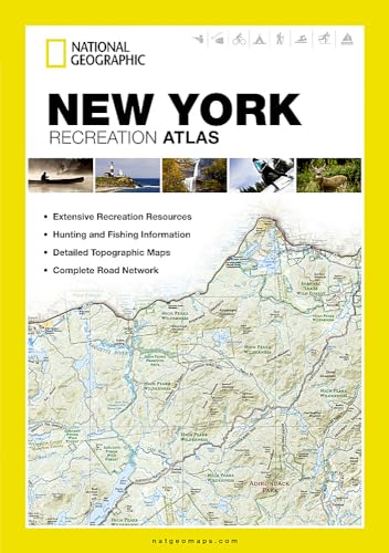 New York Recreation Atlas (National Geographic Recreation Atlas) (9781597755542) by National Geographic Maps