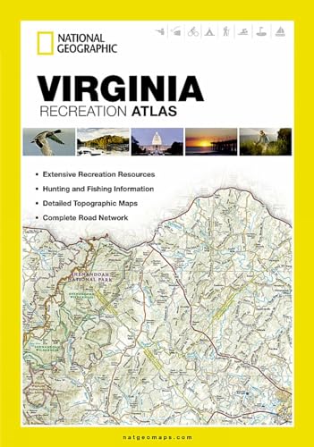 9781597755566: Virginia Recreation Atlas (National Geographic Recreation Atlas)