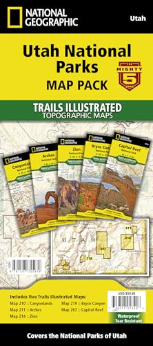 9781597755979: Utah National Parks [map Pack Bundle] Adventure Map (National Geographic Trails Illustrated Topographic Map)