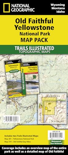 Stock image for Old Faithful, Yellowstone, Map Pack Bundle Trails Illustrated National Parks National Geographic Trails Illustrated Map for sale by PBShop.store US