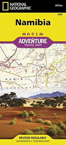 9781597756198: Namibia Map (National Geographic Adventure Map, 3209)