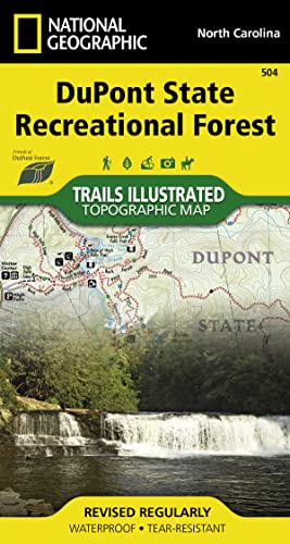 9781597756259: Dupont State Recreational Forest: 504 (National Geographic Trails Illustrated Map)