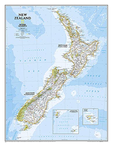 9781597756341: New Zealand, Laminated (National Geographic Reference Map)